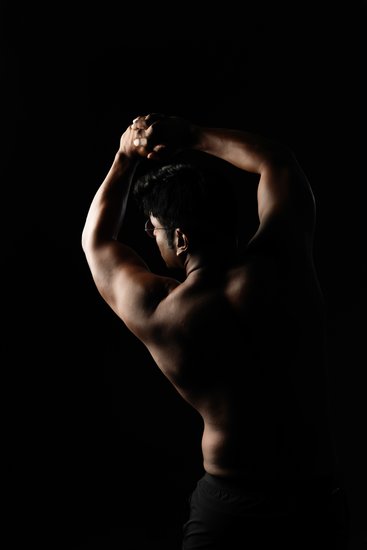 Movement portrait Johannesburg sculptural male form