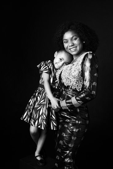 Mother and daughter dressed for legacy