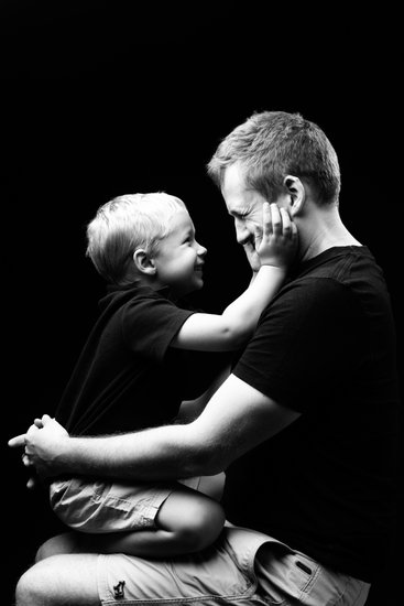 Father and Son Connection Portrait