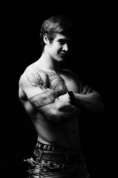 JOHANNESBURG: Model Body Tattoo Photo