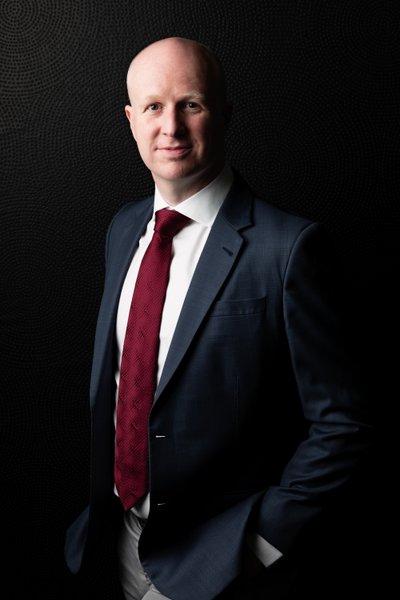 Professional Executive Headshot with Modern Suit