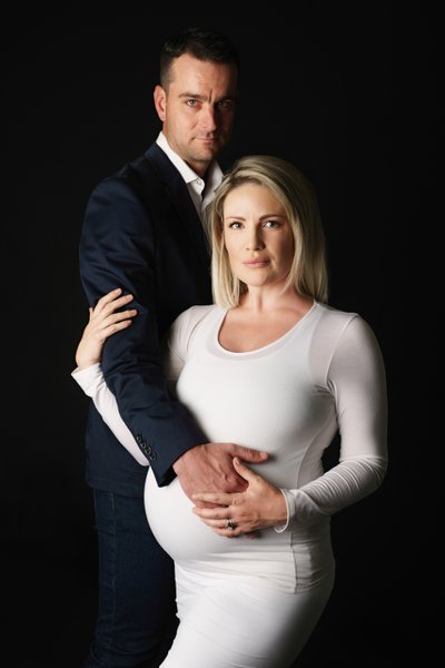 Classic Couple Maternity Portrait