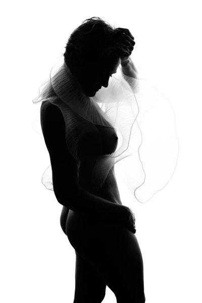 Ethereal Waves: A Silhouette Study