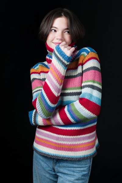 Playful Charm in Colourful Knit