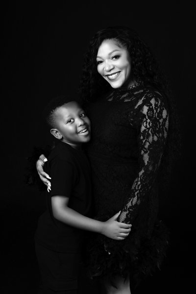 Proud Mother and Beaming Son