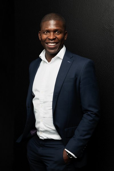 Modern executive headshot Johannesburg studio