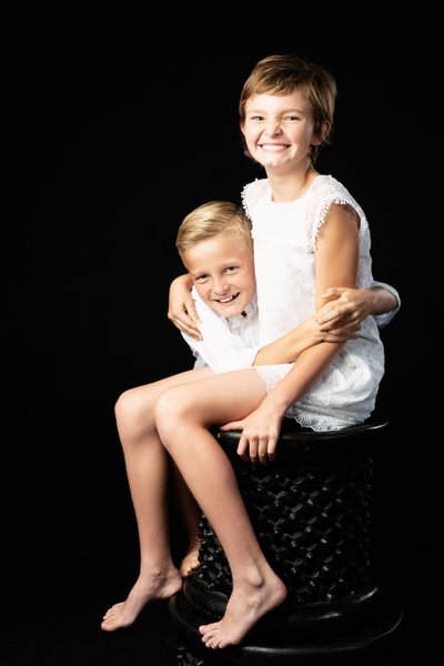 Sibling portrait in Johannesburg | shared warmth