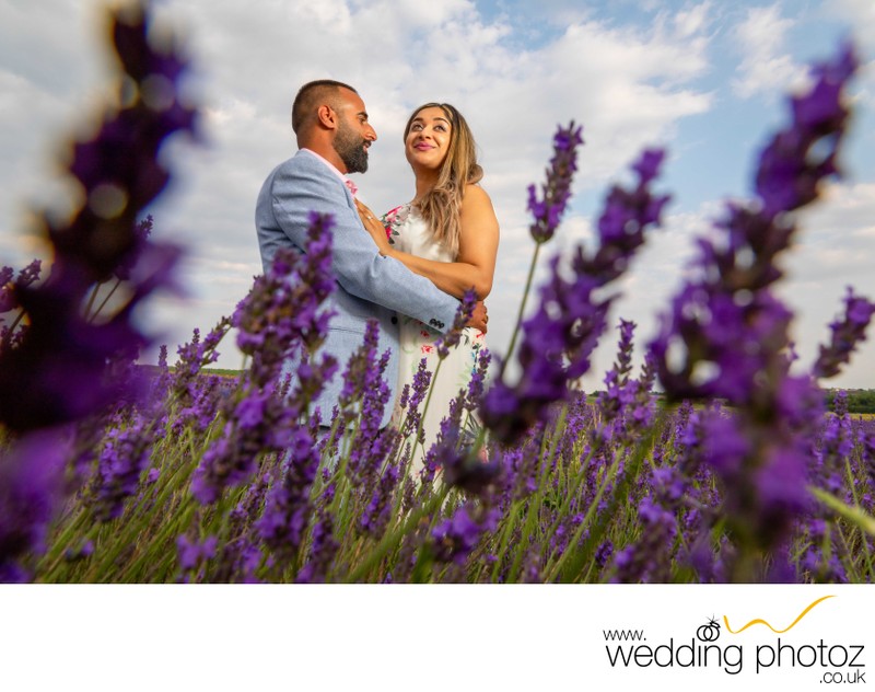 E-Shoot at Hitchin Lavender fields