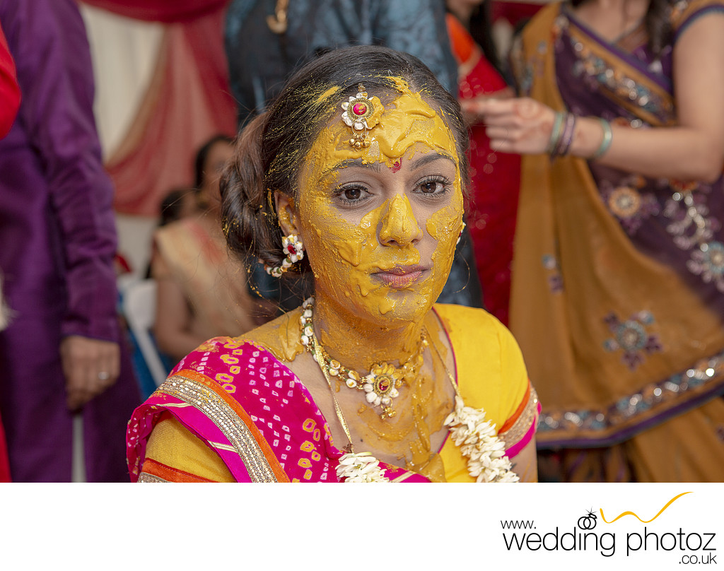 Indian Pithi pre-wedding Ceremony Photography