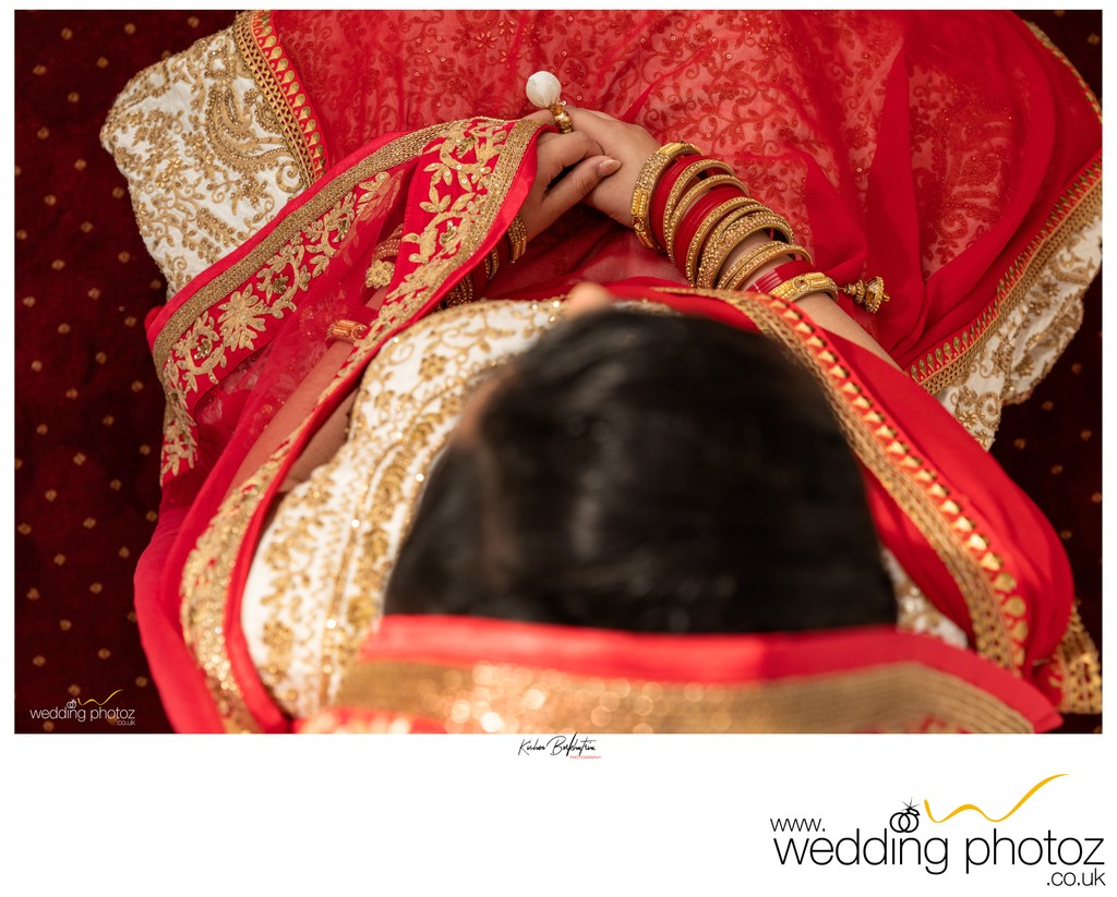 Indian bridal outfit wedding photographer watford uk