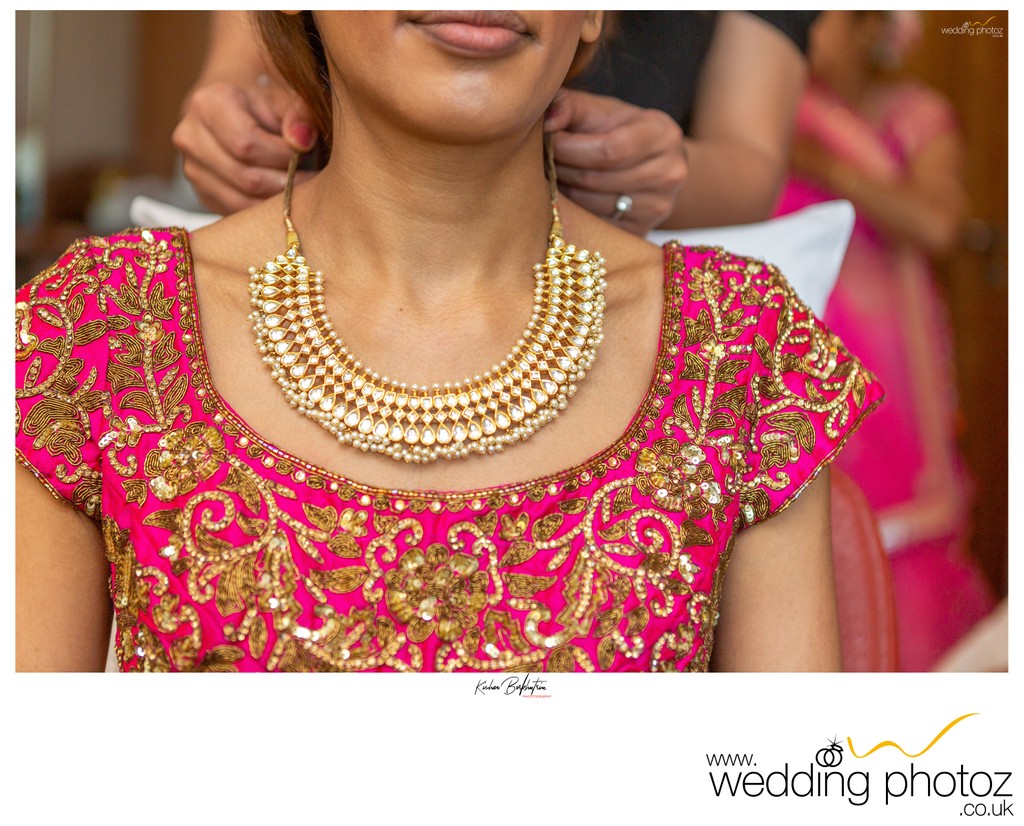 Indian bridal prep photos