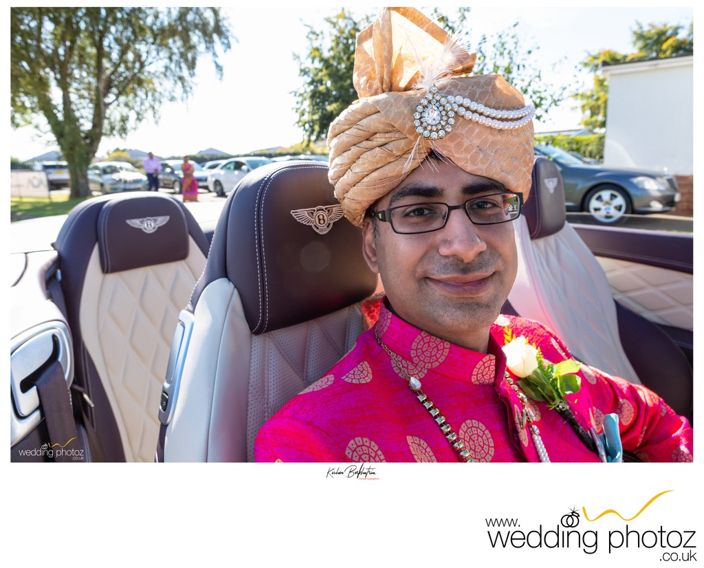 Indian groom bentley photography watford london harrow