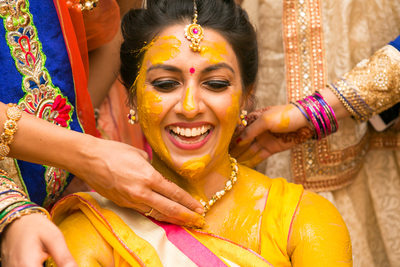 Gujarati Pithi Ceremony photography