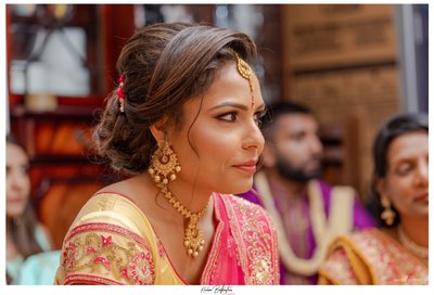 Indian bride Pithi ceremony photography