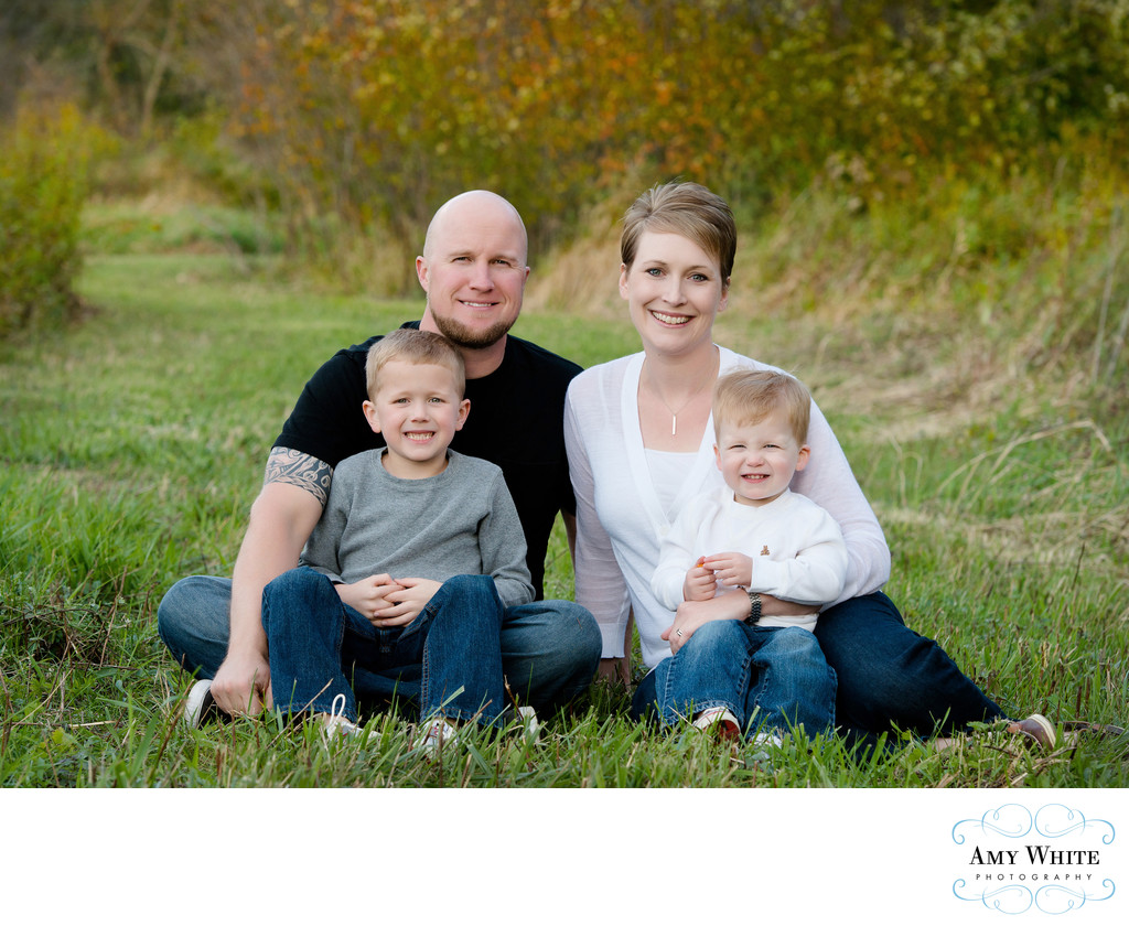 Fall Family Portraits in Cedar Rapids