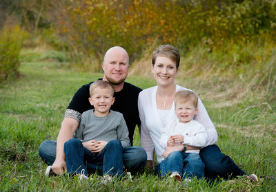 Fall Family Portraits in Cedar Rapids