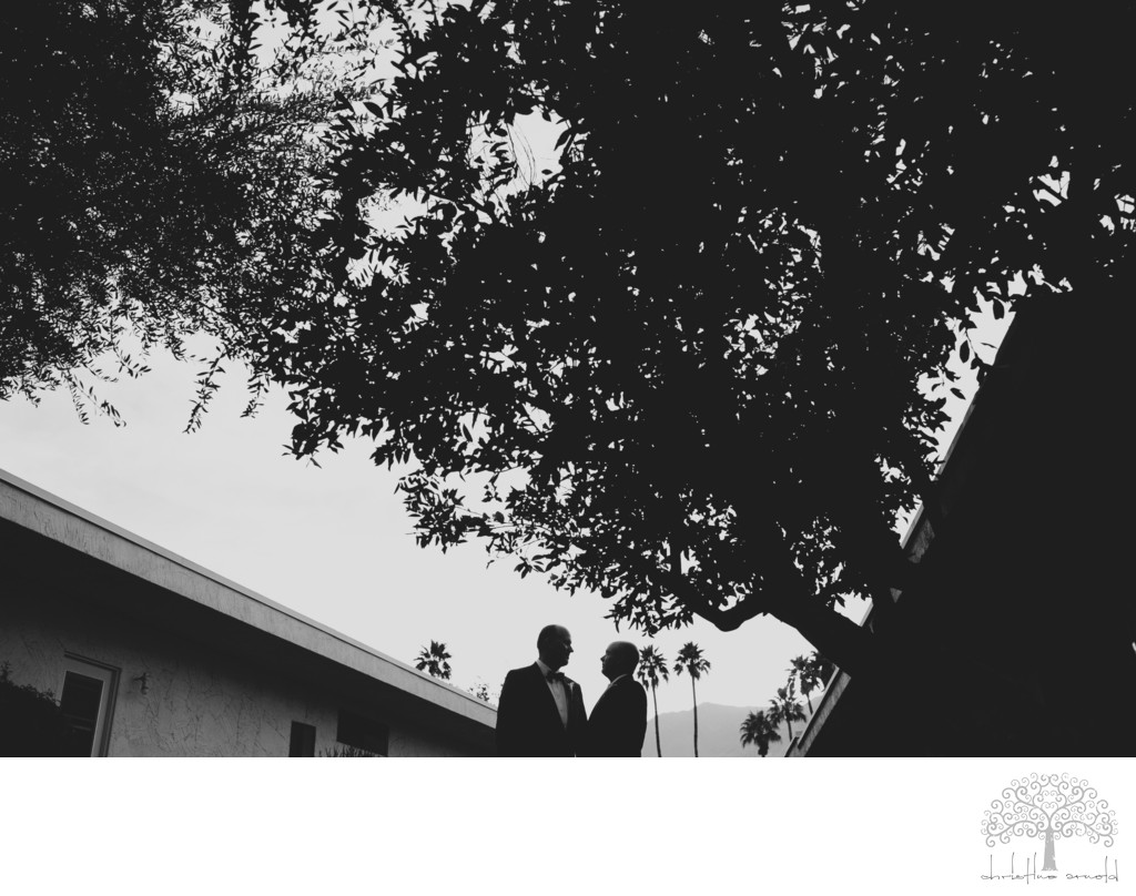 Same Sex Wedding photographer Palm Springs Portraits