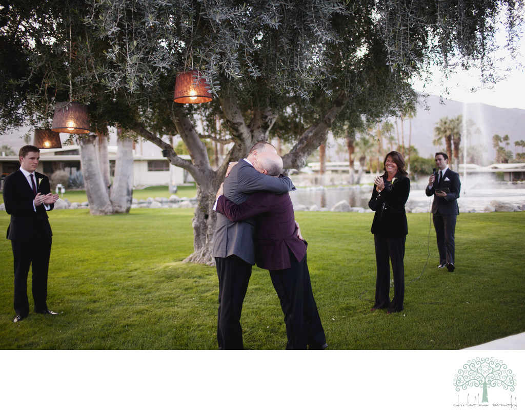 Gay wedding photography in Palm Springs