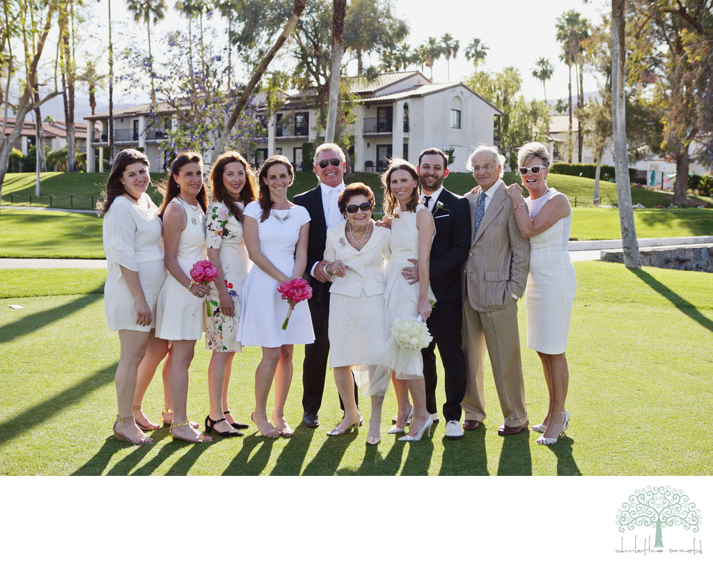 Family groups Rancho Mirage wedding