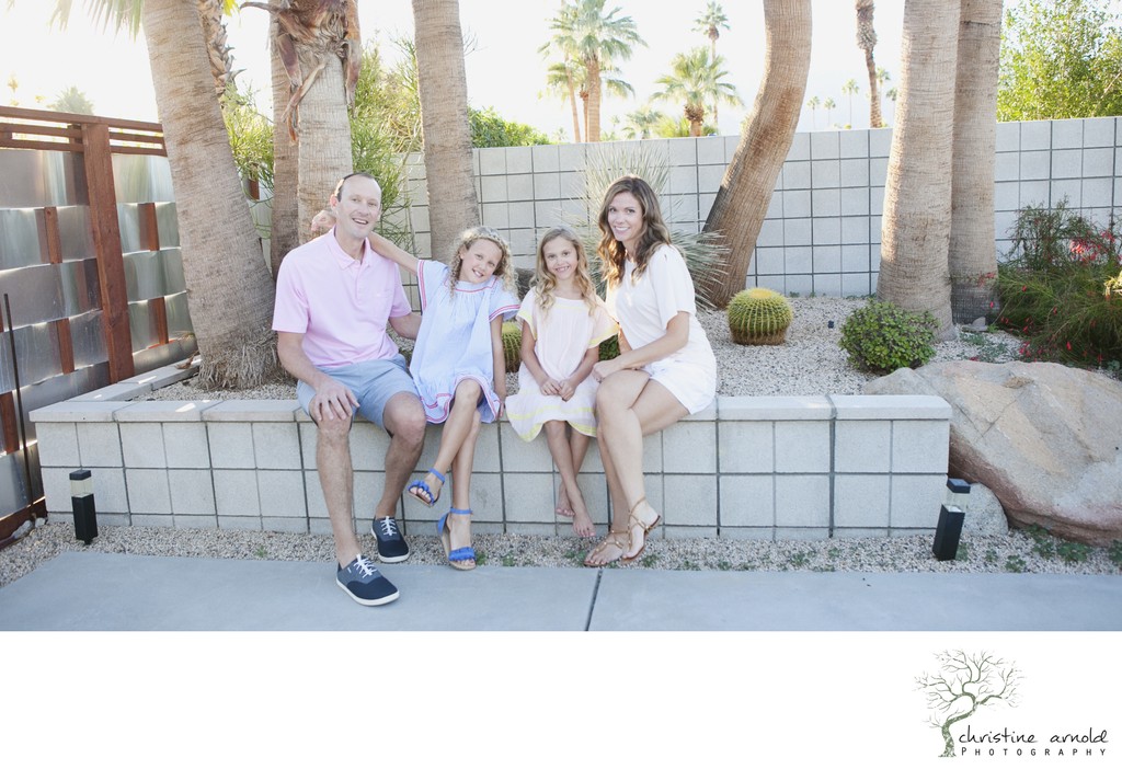 Casual groups portraits, Palm Springs California