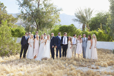 Palm Springs desert wedding photography portraits