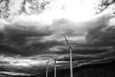 Unique Palm Springs iconic windmill photography