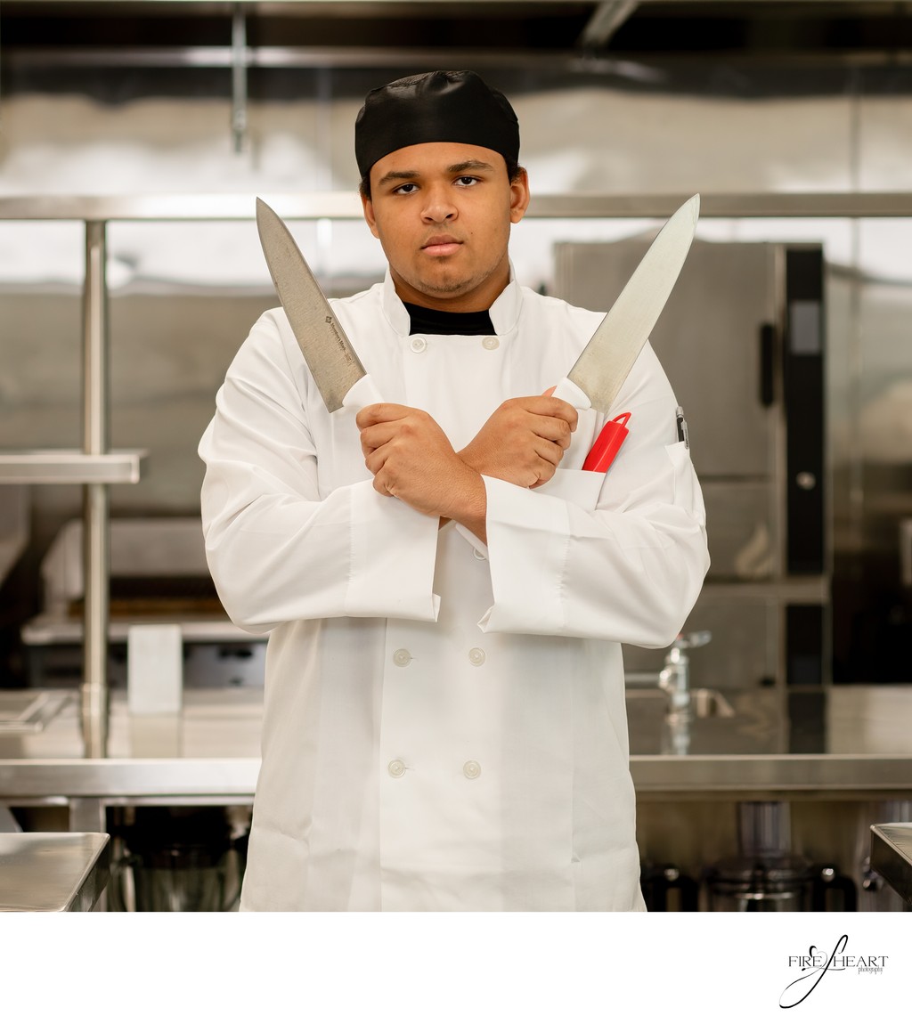 Kingwood Park Senior Culinary Arts Portraits