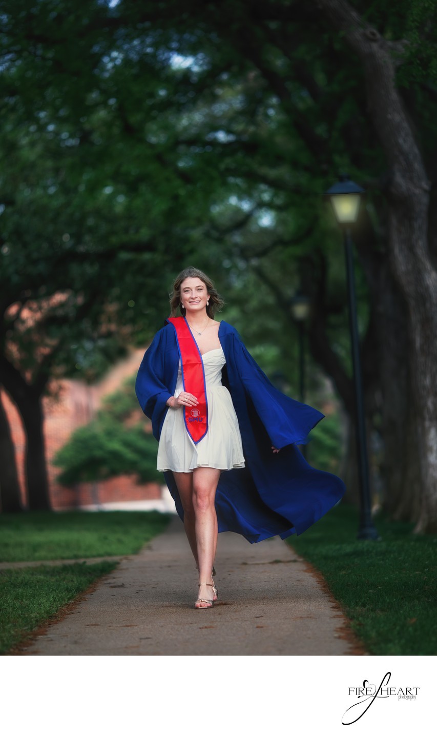 Elegant SMU Graduation Photography