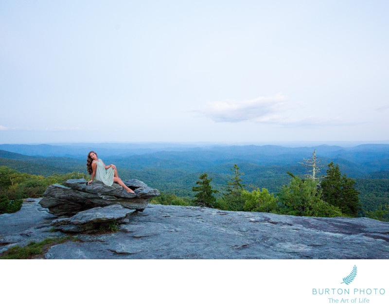 Boone Scenic Senior Portrait Linville