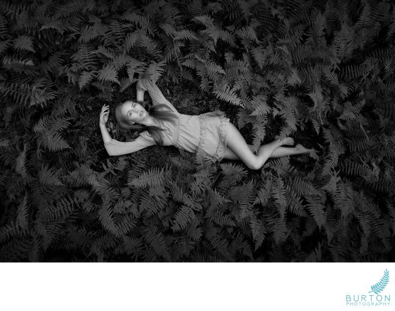 Award-Winning Senior Portrait | Black and White | Boone, NC