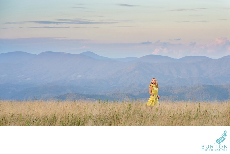 Senior Portraits at the Edge | Blue Ridge Mountains, NC