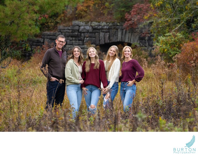 Fall Family Portrait | Blue Ridge Parkway, NC