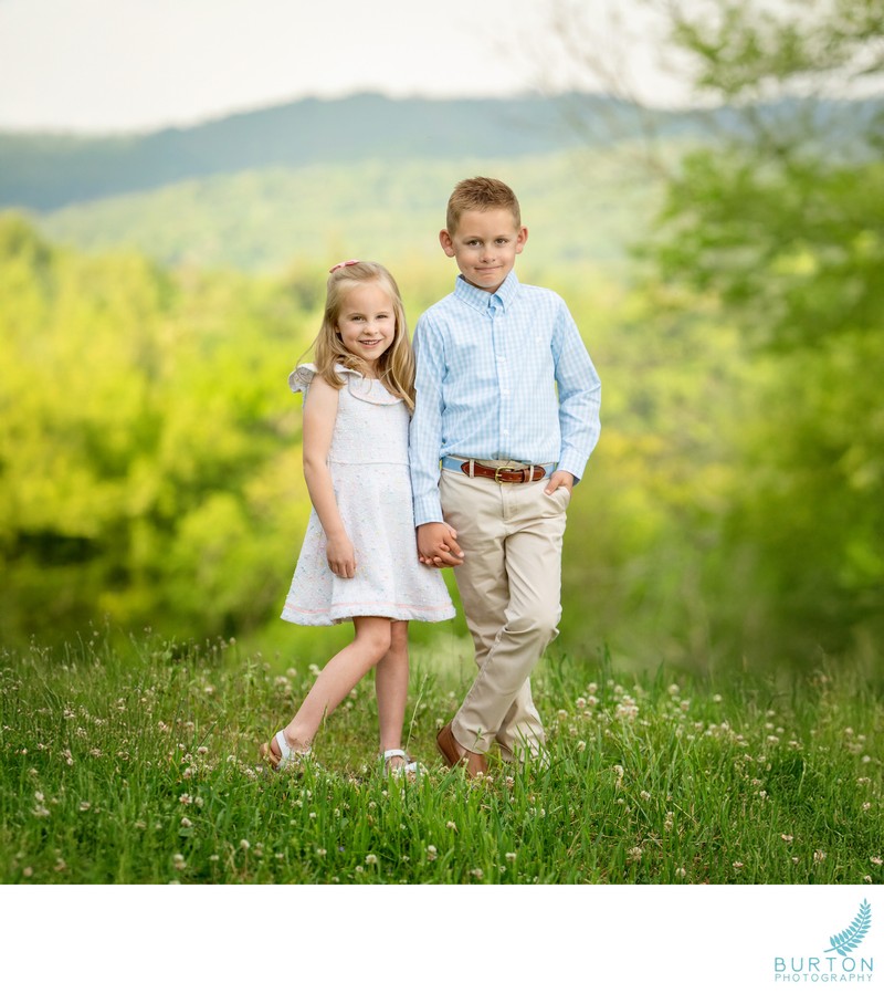 Sibling Portraits | Moses Cone Estate, Boone NC