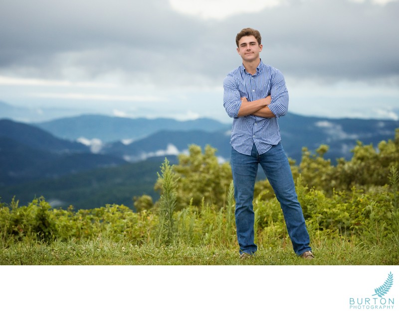 Senior Portraits Boys Boone NC | Thunder Hill