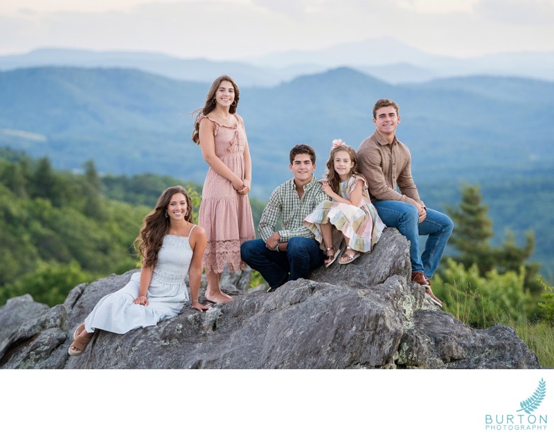 Family Photographer Boone NC | Doughton Park Sunset