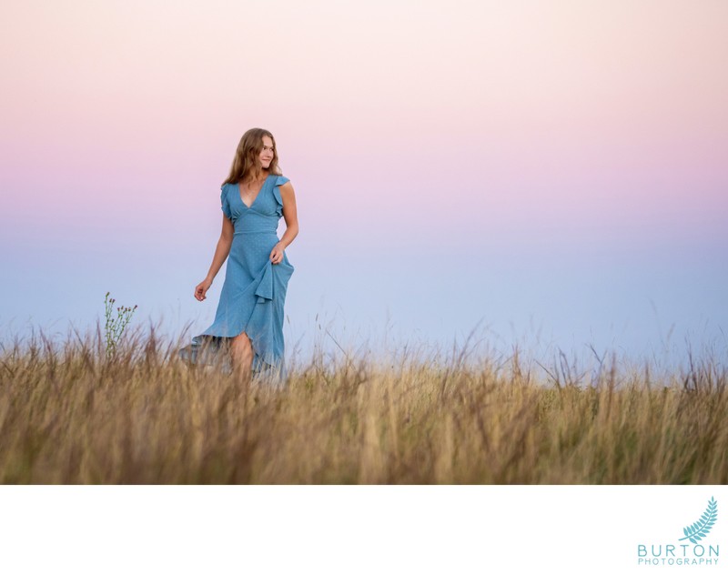 Senior Portrait in October | Blue Ridge Parkway, NC