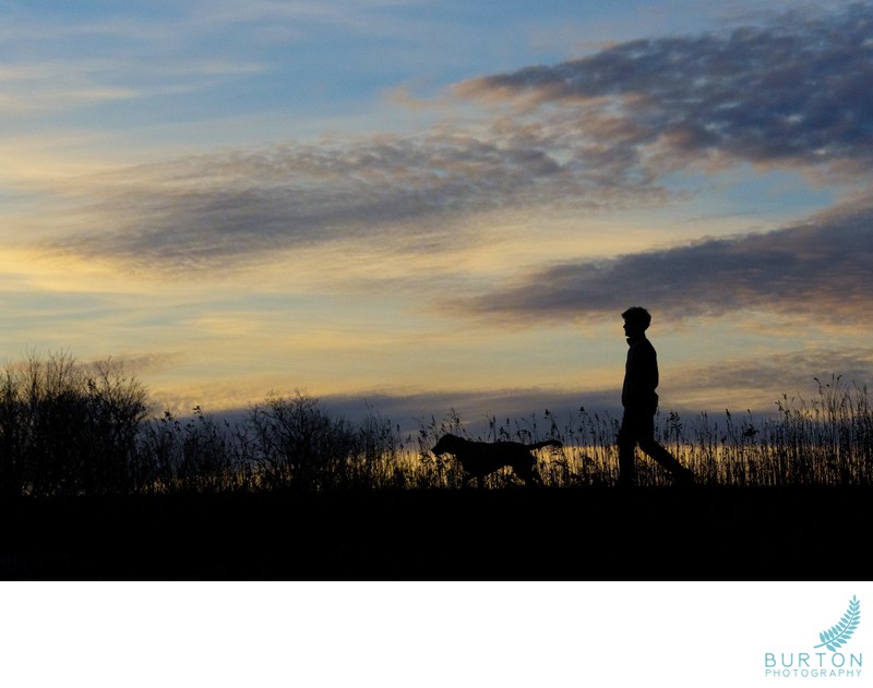 Senior Portrait Silhouette | Blue Ridge Parkway, NC