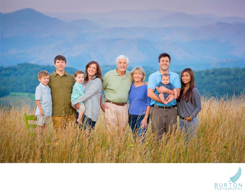 Multi-Gen Family Portraits at Moses Cone Estate