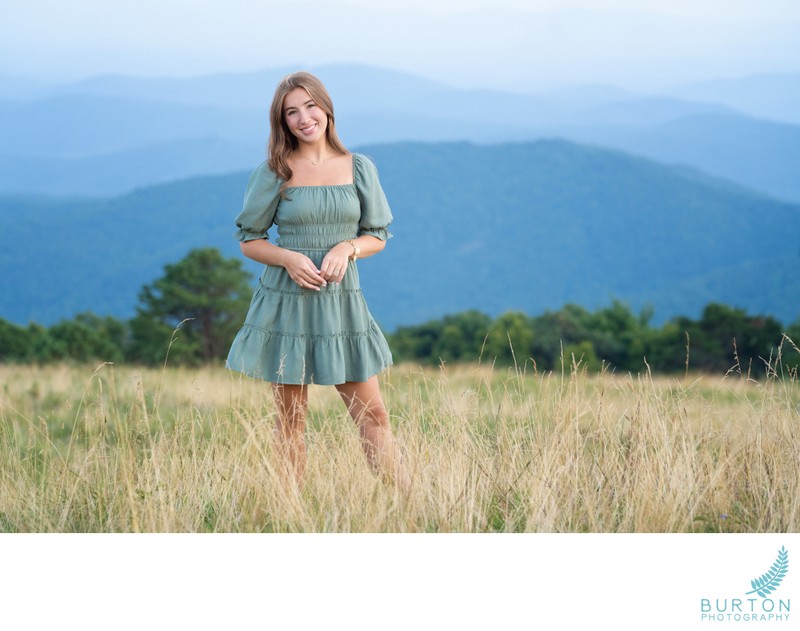 Senior Portraits | Blue Ridge Parkway, Doughton Park NC
