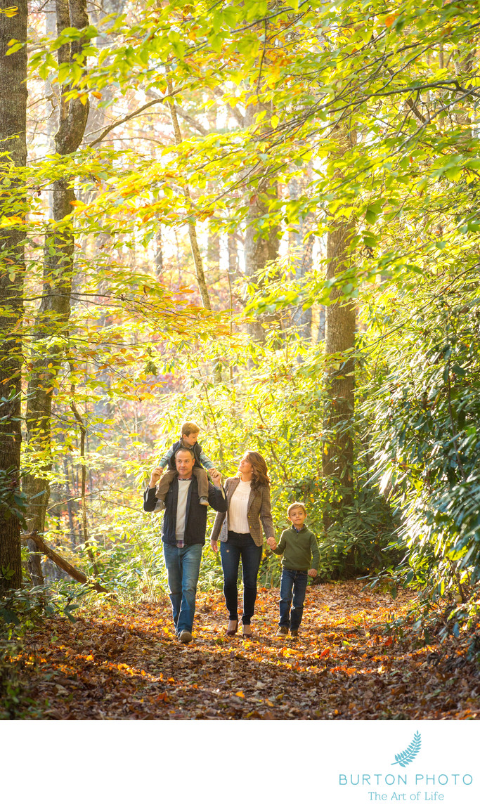 Family Portraits Blowing Rock Mountains to Sea Trail