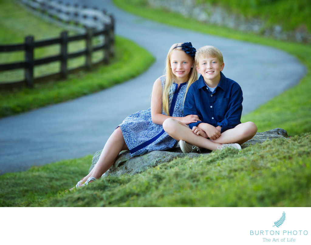 Best Blowing Rock Brother Sister Portrait