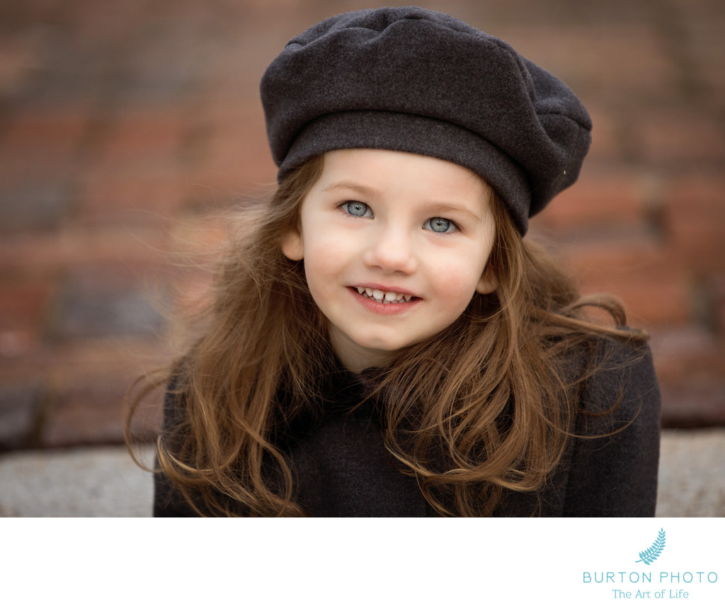 Portrait of Girl in Hat Winston-Salem