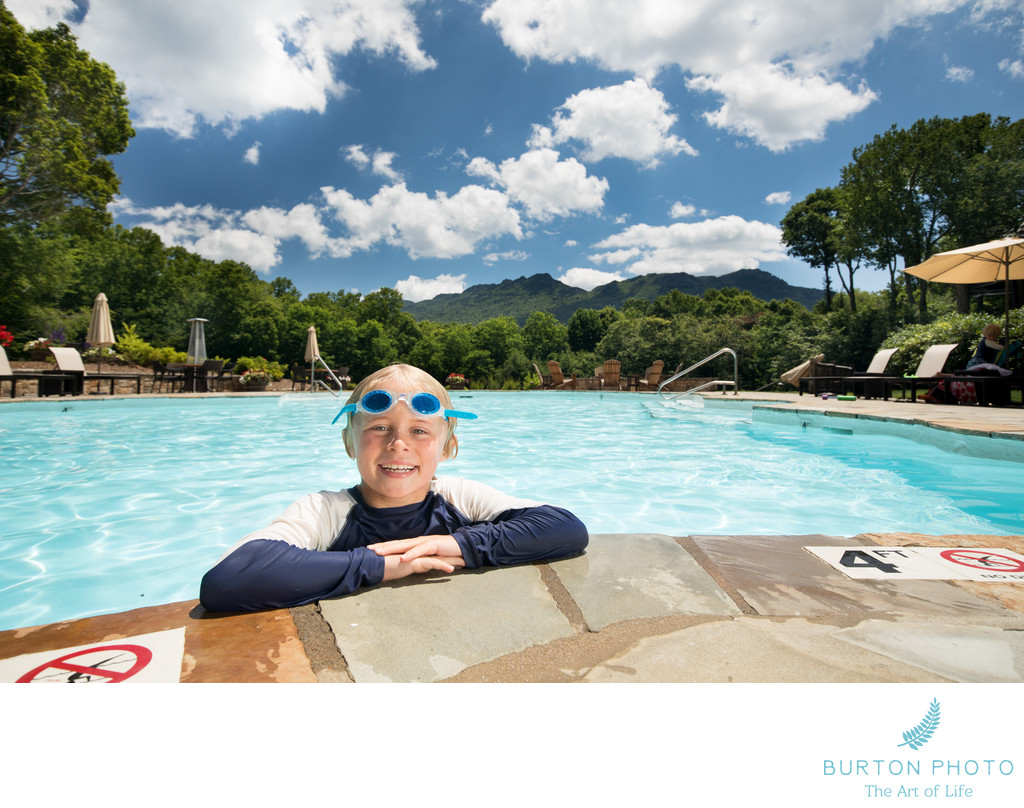 Boone Commercial Lifestyle Photography Swimming Pool