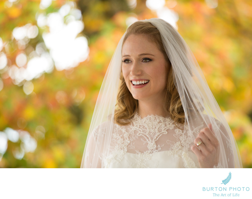 Wedding Photographs at Blowing Rock Country Club Bride