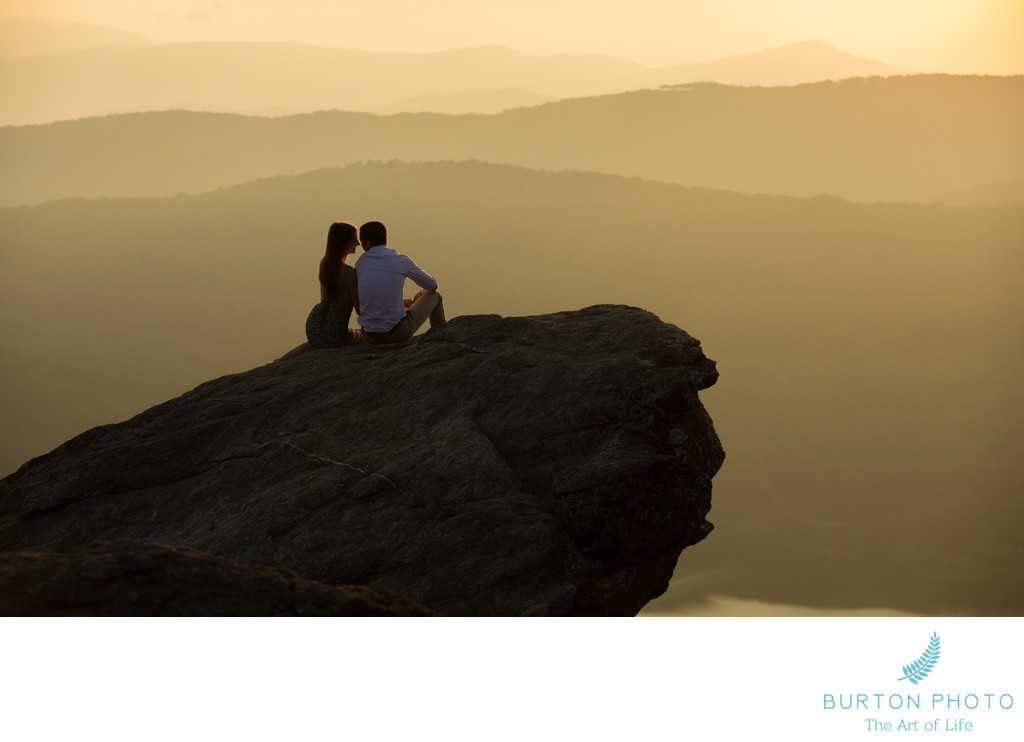 Grandfather Mountain Engagement Portraits