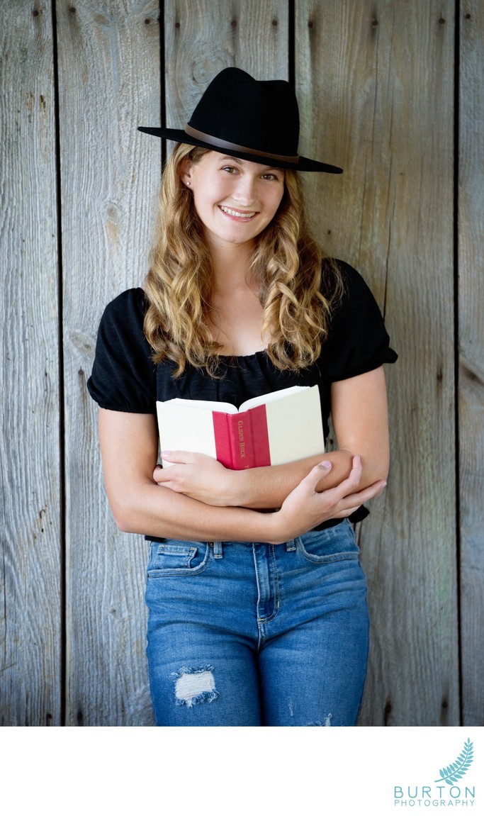 Senior Portrait at Bluffs Lodge | Weathered Wood, NC