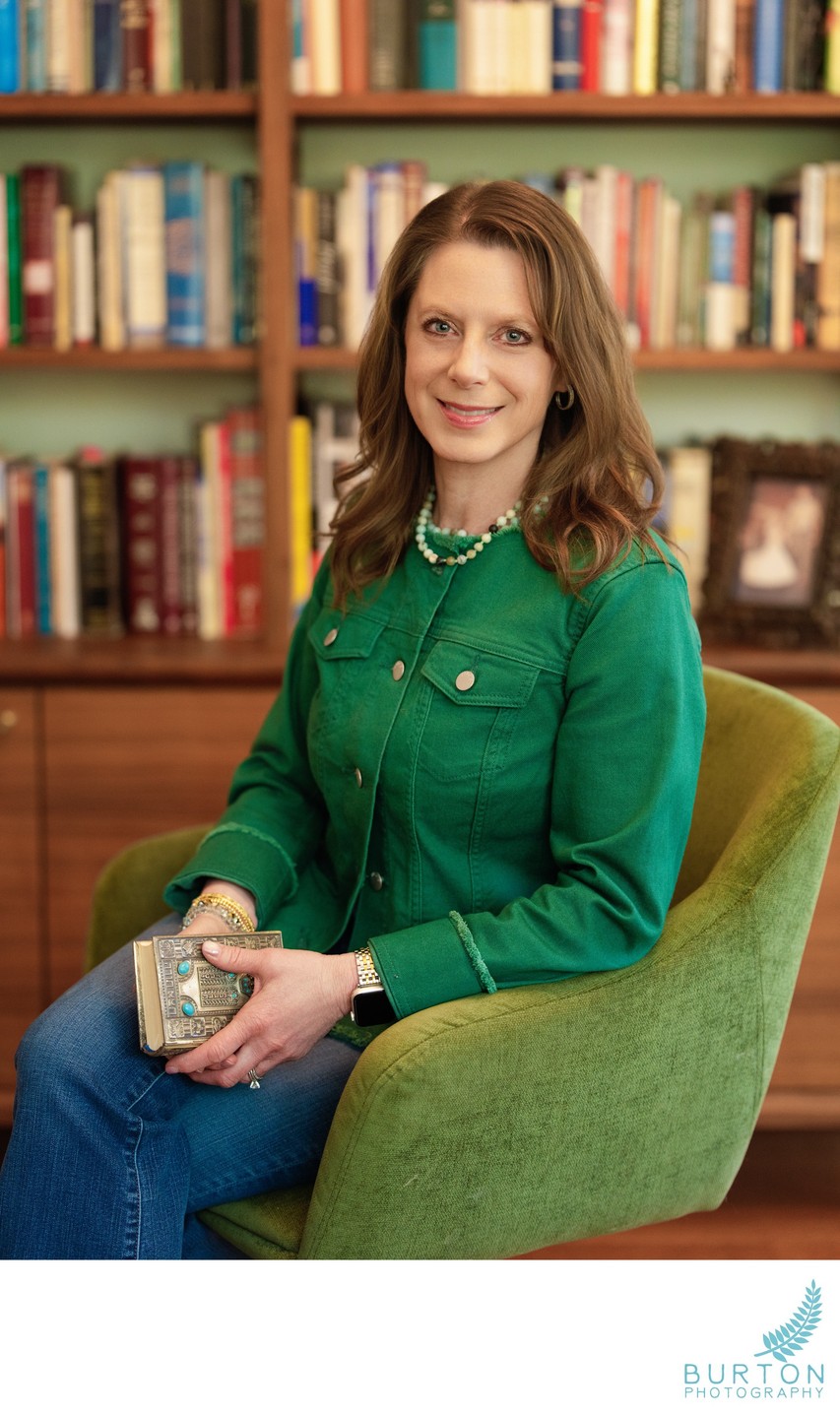 Professional Headshot Winston-Salem NC Author Portrait