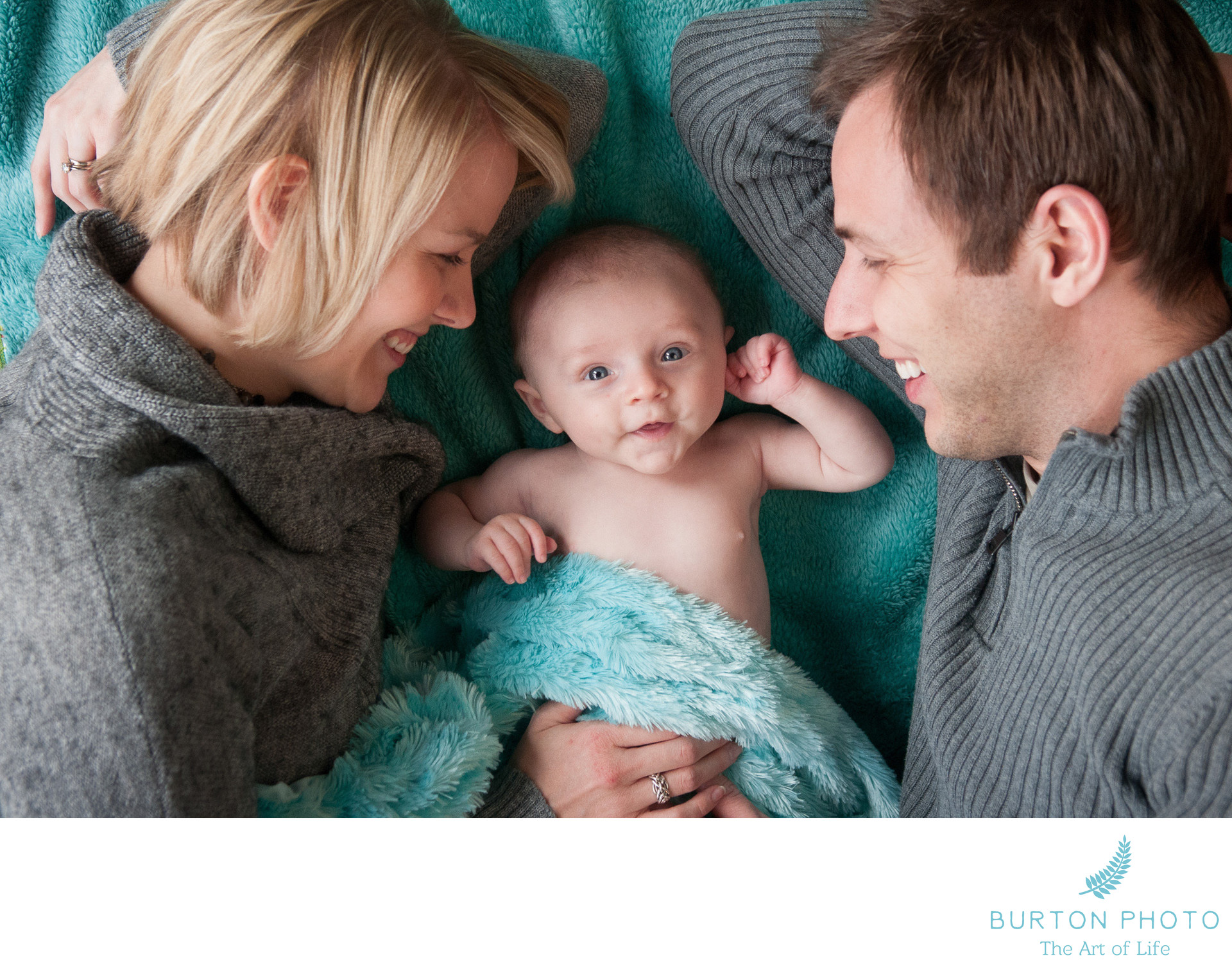 Newborn Baby With Mom and Dad - Newborn and Baby Portraits Boone ...