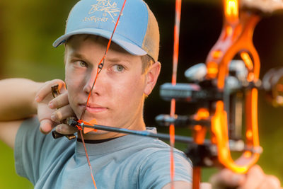 Boone Senior Portrait Archery
