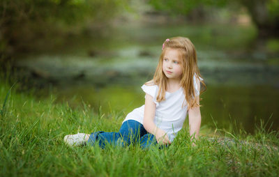 Portraits of Girl at Price Park Blowing Rock